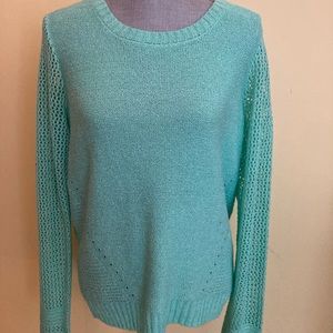Mint green women’s sweater size large